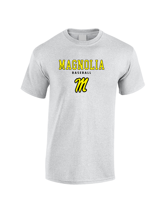 Magnolia HS Baseball Block - Cotton T-Shirt