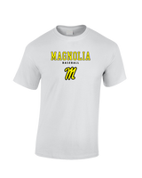 Magnolia HS Baseball Block - Cotton T-Shirt