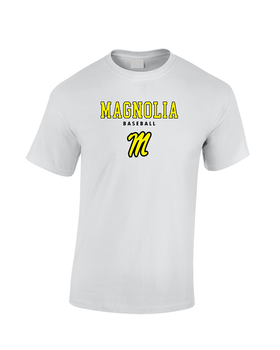 Magnolia HS Baseball Block - Cotton T-Shirt