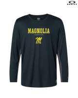 Magnolia HS Baseball Block - Mens Oakley Longsleeve