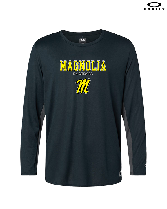Magnolia HS Baseball Block - Mens Oakley Longsleeve