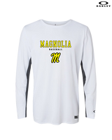Magnolia HS Baseball Block - Mens Oakley Longsleeve