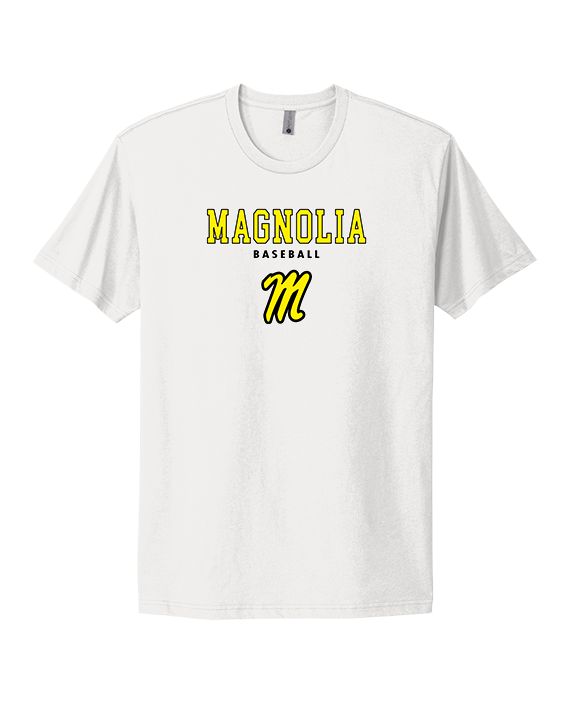 Magnolia HS Baseball Block - Mens Select Cotton T-Shirt