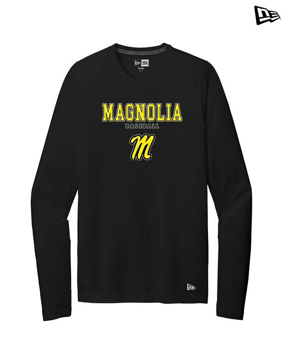 Magnolia HS Baseball Block - New Era Performance Long Sleeve