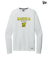 Magnolia HS Baseball Block - New Era Performance Long Sleeve