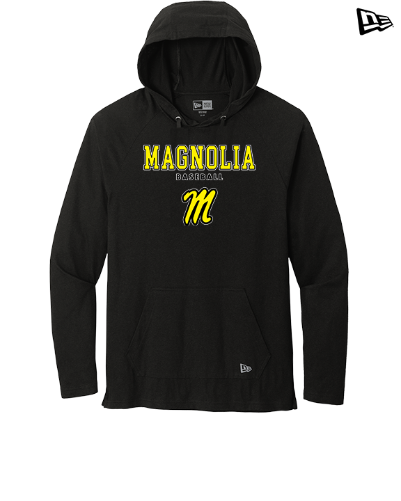 Magnolia HS Baseball Block - New Era Tri-Blend Hoodie