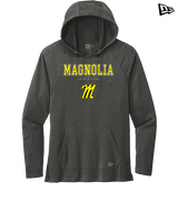 Magnolia HS Baseball Block - New Era Tri-Blend Hoodie