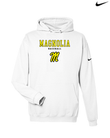 Magnolia HS Baseball Block - Nike Club Fleece Hoodie