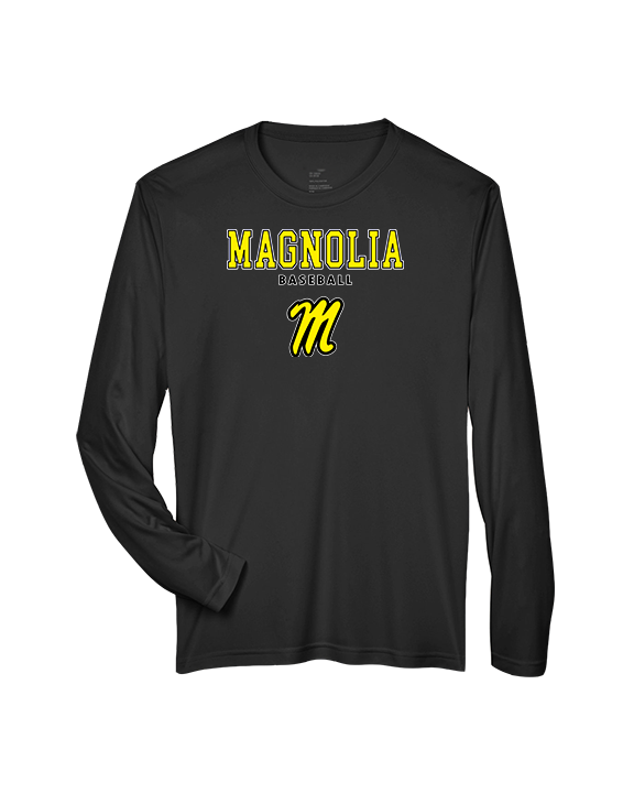 Magnolia HS Baseball Block - Performance Longsleeve