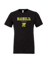 Magnolia HS Baseball Block - Tri-Blend Shirt