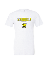 Magnolia HS Baseball Block - Tri-Blend Shirt