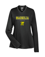 Magnolia HS Baseball Block - Womens Performance Longsleeve