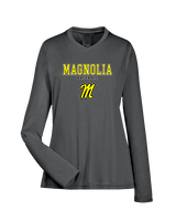 Magnolia HS Baseball Block - Womens Performance Longsleeve