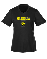 Magnolia HS Baseball Block - Womens Performance Shirt