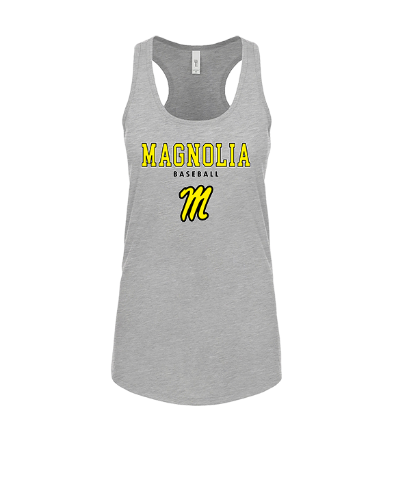 Magnolia HS Baseball Block - Womens Tank Top