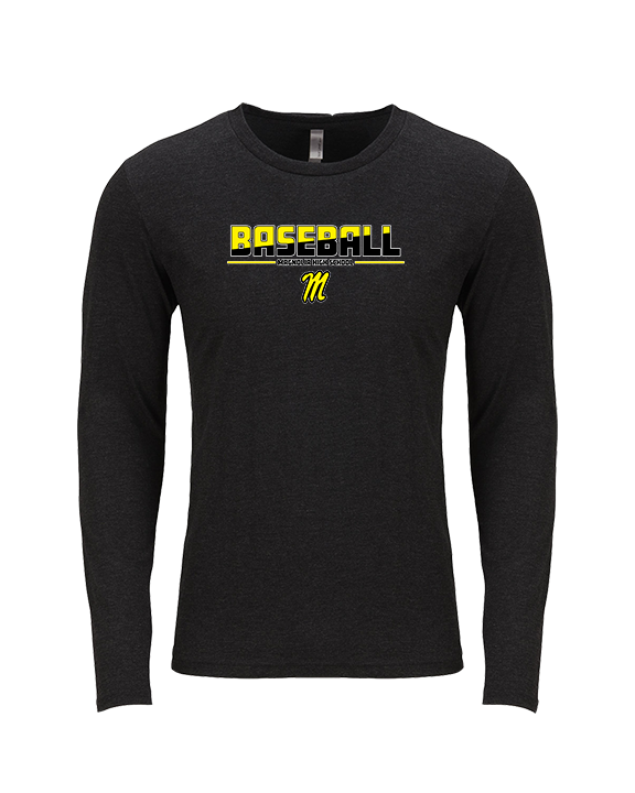 Magnolia HS Baseball Cut - Tri-Blend Long Sleeve