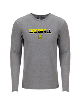 Magnolia HS Baseball Cut - Tri-Blend Long Sleeve