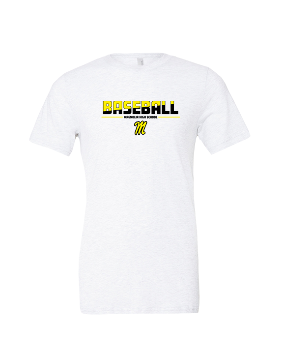 Magnolia HS Baseball Cut - Tri-Blend Shirt