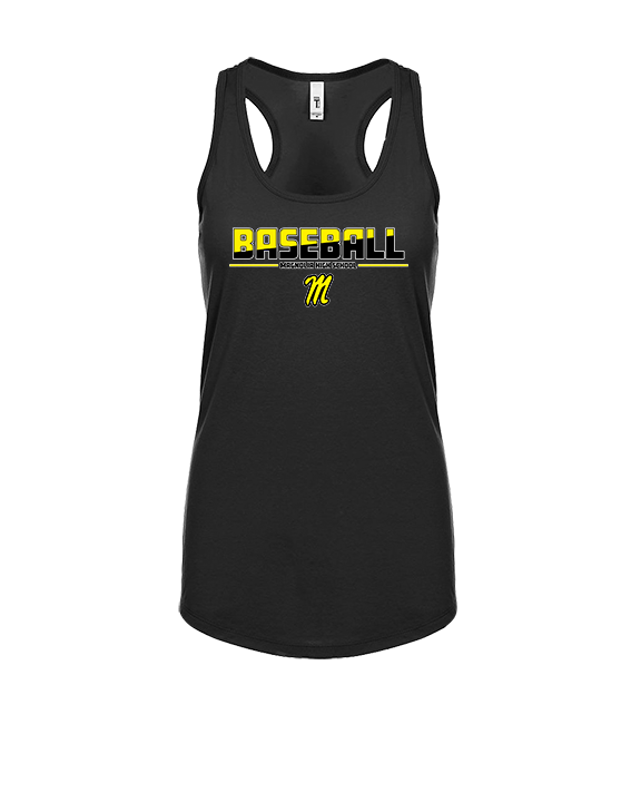 Magnolia HS Baseball Cut - Womens Tank Top