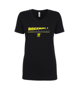 Magnolia HS Baseball Cut - Womens Vneck