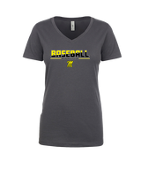 Magnolia HS Baseball Cut - Womens Vneck