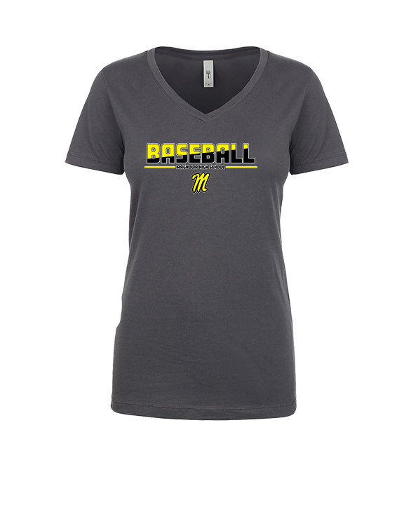 Magnolia HS Baseball Cut - Womens Vneck