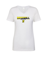 Magnolia HS Baseball Cut - Womens Vneck