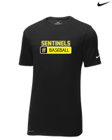 Magnolia HS Baseball Pennant - Mens Nike Cotton Poly Tee