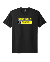 Magnolia HS Baseball Pennant - Mens Select Cotton T-Shirt