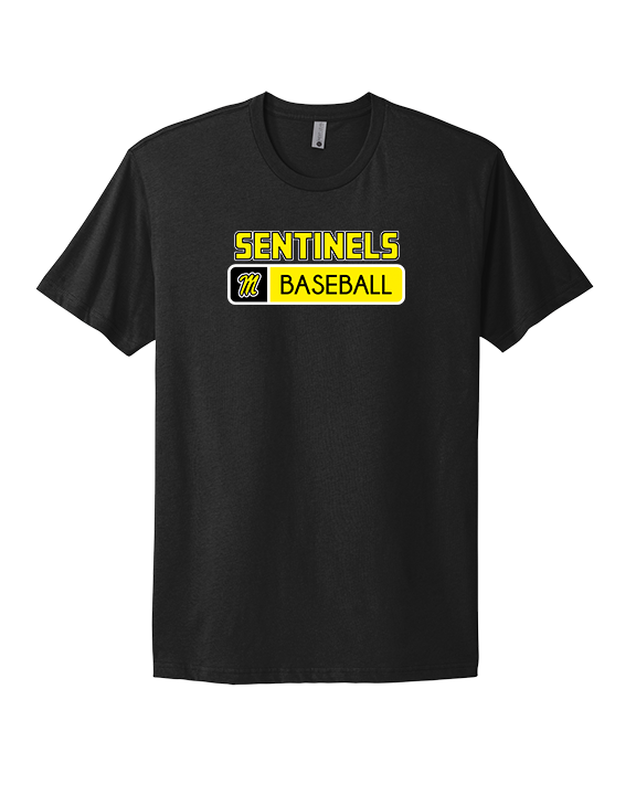 Magnolia HS Baseball Pennant - Mens Select Cotton T-Shirt