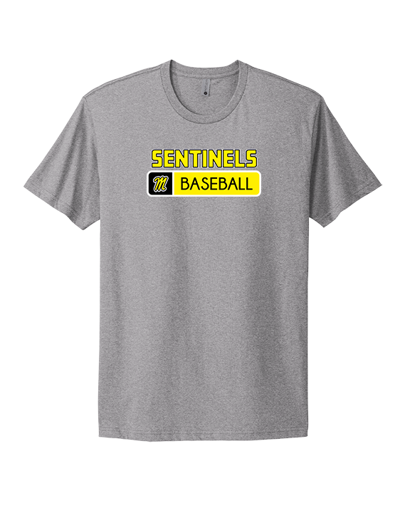 Magnolia HS Baseball Pennant - Mens Select Cotton T-Shirt