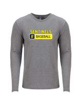 Magnolia HS Baseball Pennant - Tri-Blend Long Sleeve