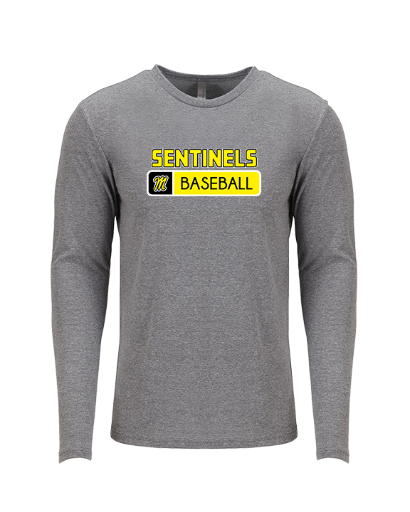 Magnolia HS Baseball Pennant - Tri-Blend Long Sleeve