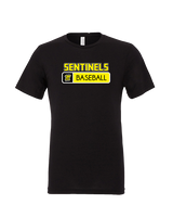 Magnolia HS Baseball Pennant - Tri-Blend Shirt