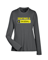 Magnolia HS Baseball Pennant - Womens Performance Longsleeve