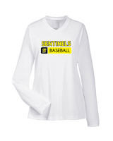 Magnolia HS Baseball Pennant - Womens Performance Longsleeve