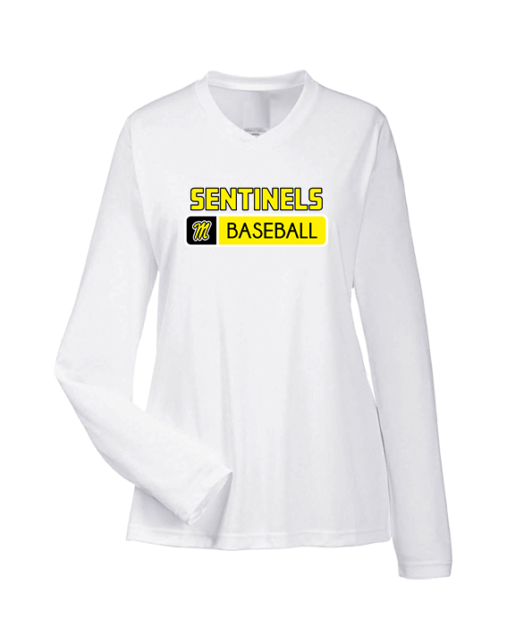 Magnolia HS Baseball Pennant - Womens Performance Longsleeve