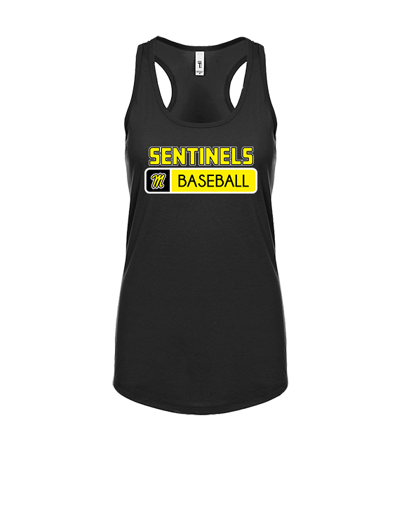Magnolia HS Baseball Pennant - Womens Tank Top