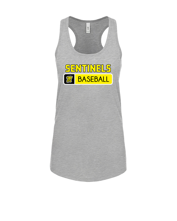 Magnolia HS Baseball Pennant - Womens Tank Top