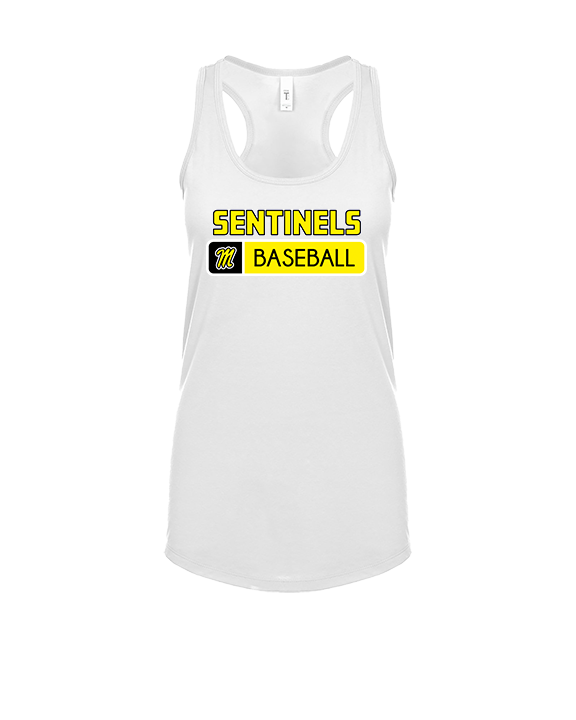 Magnolia HS Baseball Pennant - Womens Tank Top