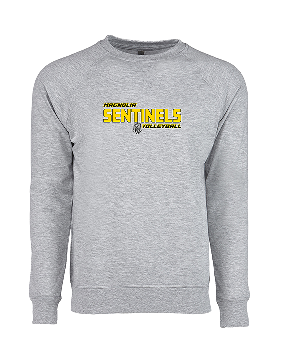 Magnolia HS Boys Volleyball Bold - Crewneck Sweatshirt