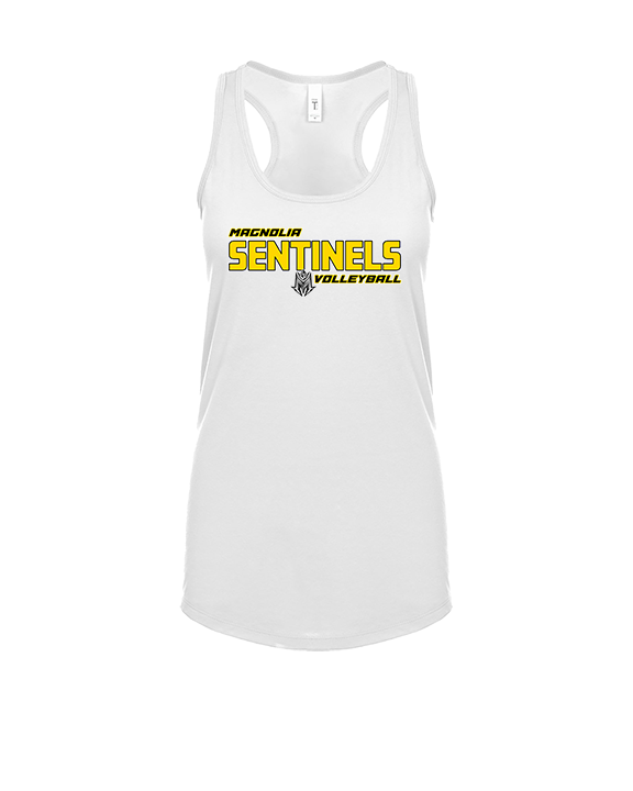 Magnolia HS Boys Volleyball Bold - Womens Tank Top