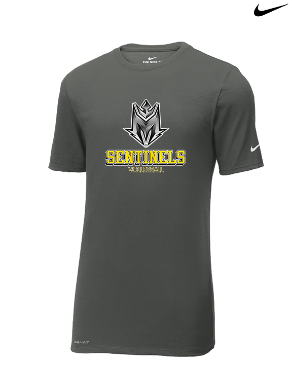 Magnolia HS Boys Volleyball Shadow - Mens Nike Cotton Poly Tee