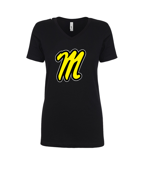 Magnolia HS Main Logo - Womens Vneck