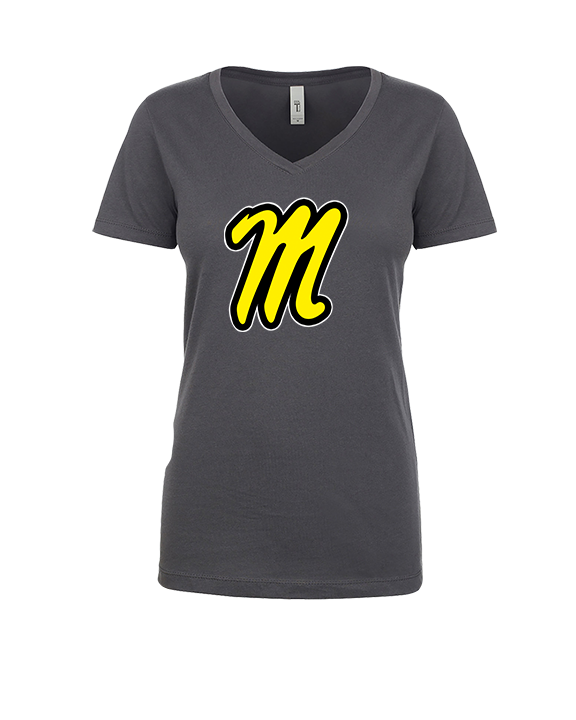 Magnolia HS Main Logo - Womens Vneck