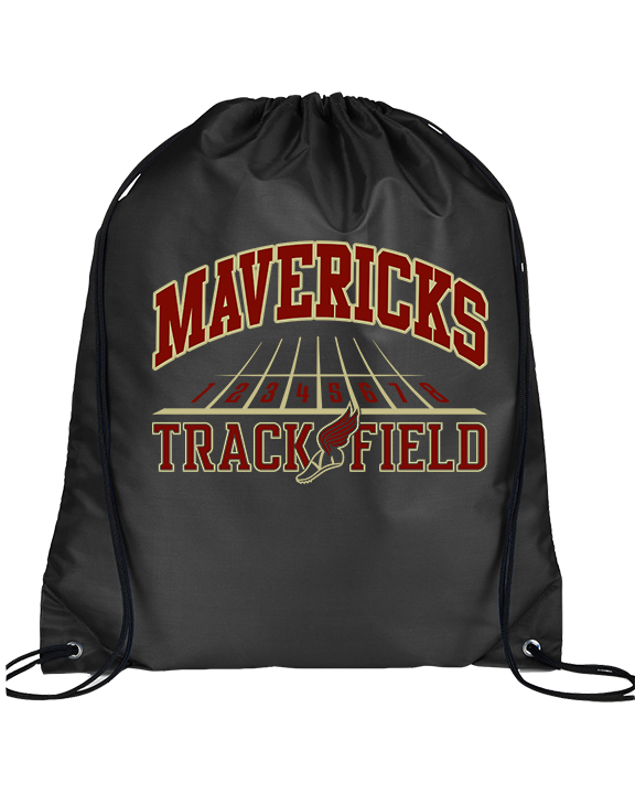 Mallard Creek HS Track & Field Lanes - Drawstring Bag