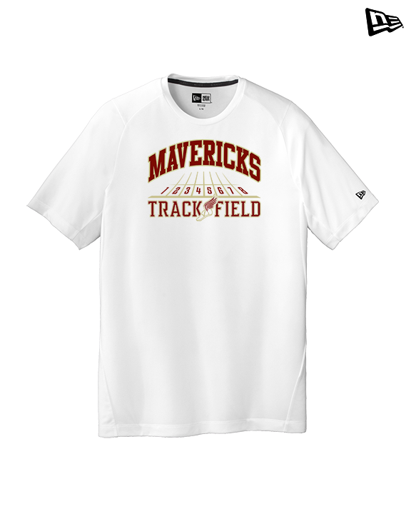 Mallard Creek HS Track & Field Lanes - New Era Performance Shirt