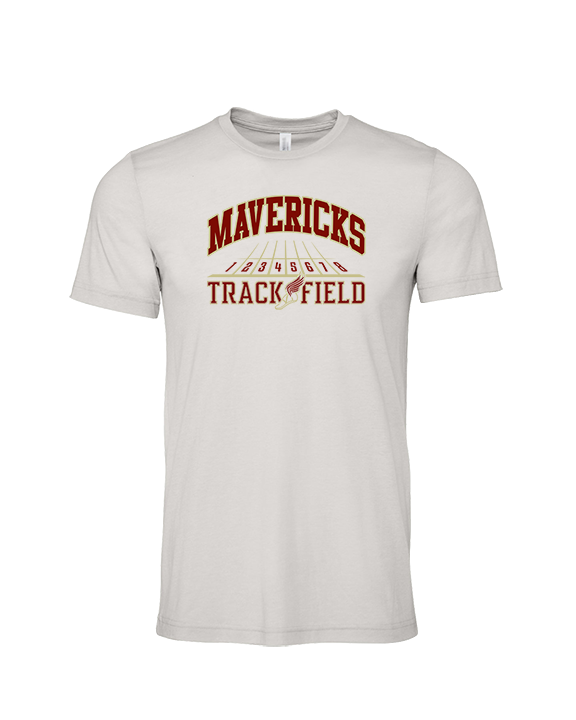 Mallard Creek HS Track & Field Lanes - Tri-Blend Shirt