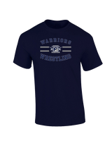 Manasquan HS Wrestling Curve - Cotton T-Shirt