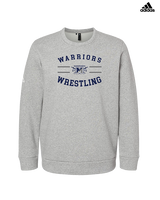 Manasquan HS Wrestling Curve - Mens Adidas Crewneck